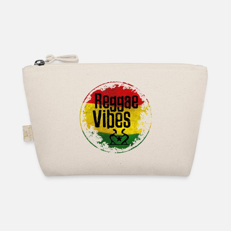 Reggae Vibes Peace Love - Bio-Täschchen - Natur