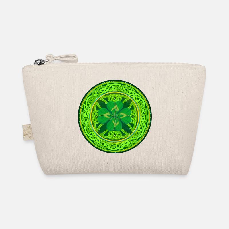 Celtic Four-Leaf Clover Organic Pouch