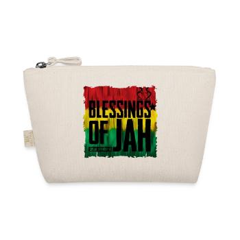 Blessing of the JAH in reggae colors - Organic Pouch - nature - Front