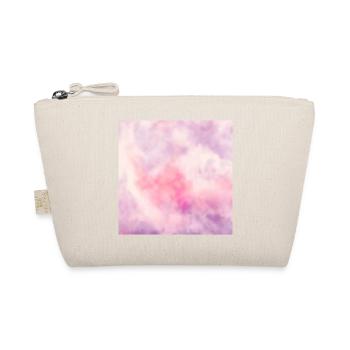 Pink clouds watercolor sky - Organic Pouch - nature - Front