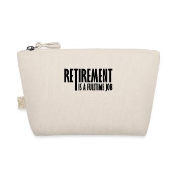 Rente Pension Retirement Ruhestand Pensionierung - Bio-Täschchen - Natur - Vorne