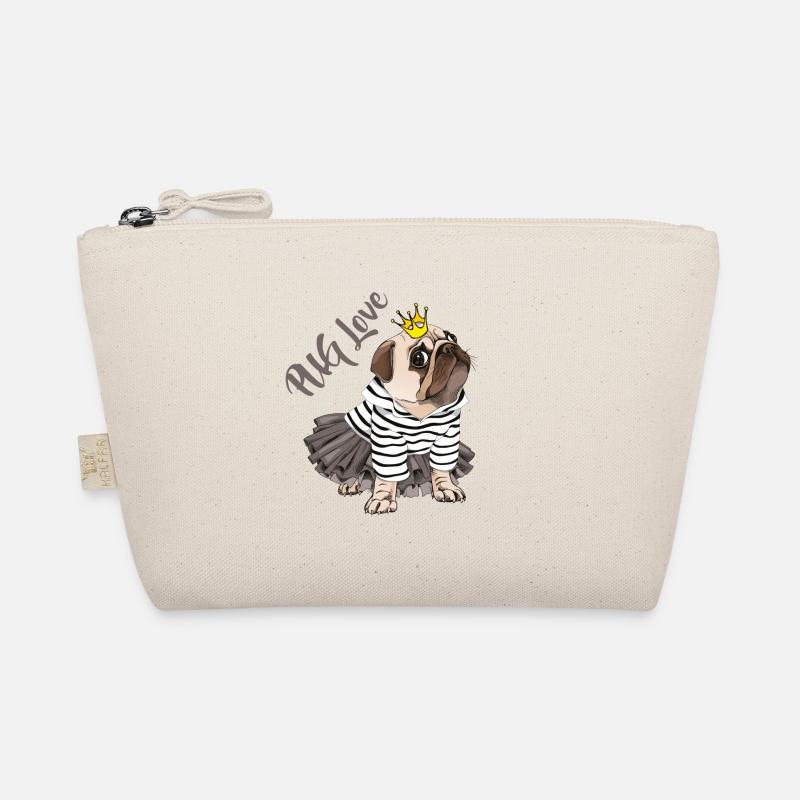 Pug Love Bio-Täschchen