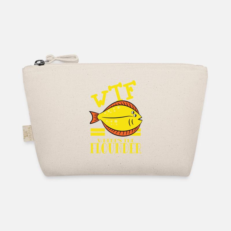 A Flounder Tshirt Design that says "WTF! Where's Organic Pouch