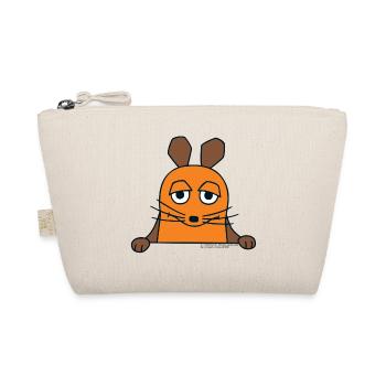The mouse peeks out - Organic Pouch - nature - Front