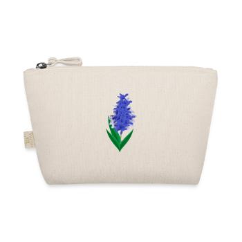 Flowers Spring Hyacinth Blue - Gift Idea - Organic Pouch - nature - Front