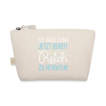 Bachelorette Party mariée marié mariage - Trousse biologique - nature - Devant