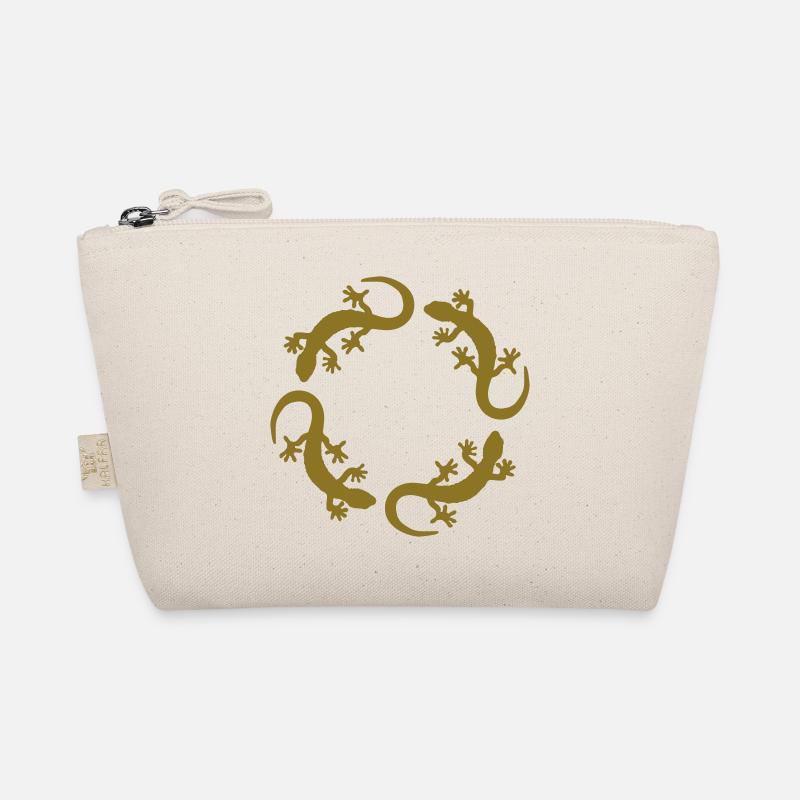 geckos circle - Organic Pouch - nature