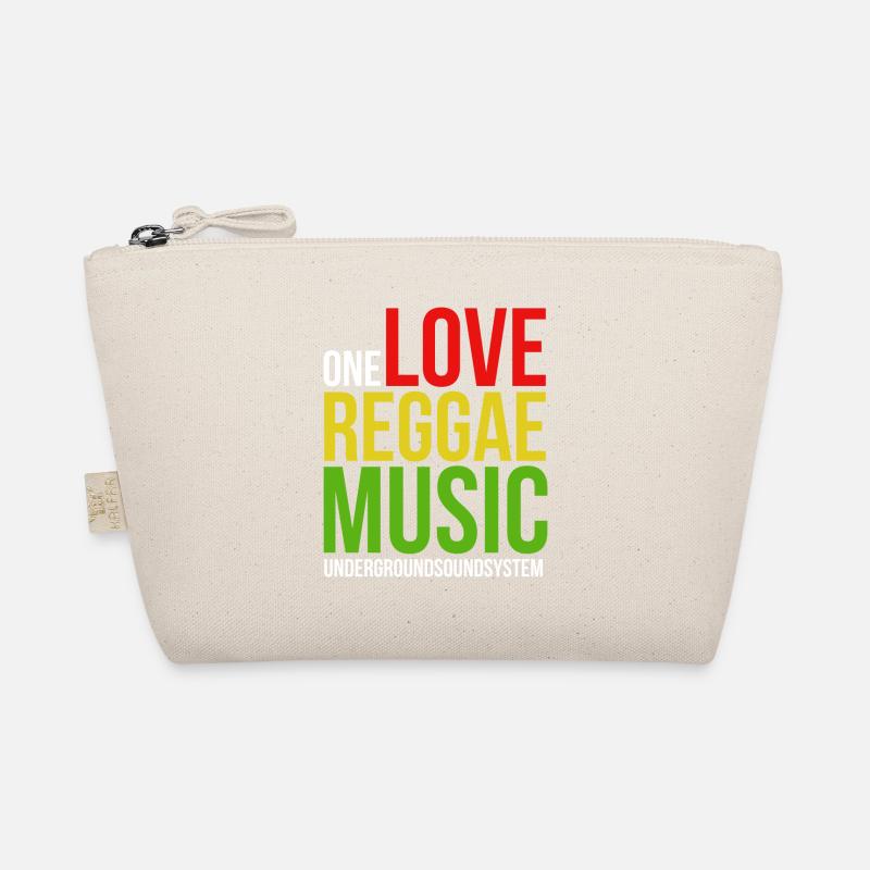 One Love Reggae Music Design Organic Pouch