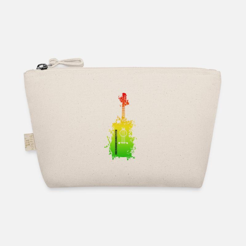 Rainbow Splatter Guitar Organic Pouch