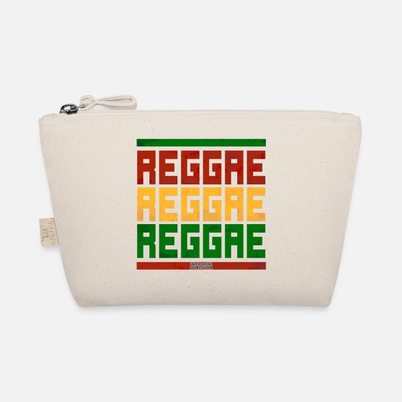 Reggae Font Block Graphic Organic Pouch