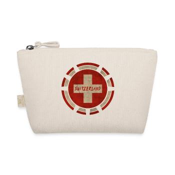 Cercle Suisse / Cadeau Drapeau de la Suisse - Trousse biologique - nature - Devant