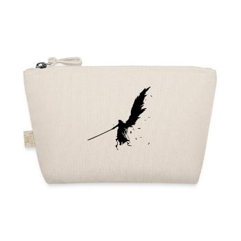 Fantasy longsword angel black - Organic Pouch - nature - Front