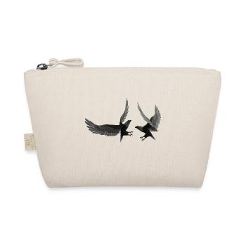 Dancing the falcons in flying pose - Organic Pouch - nature - Front