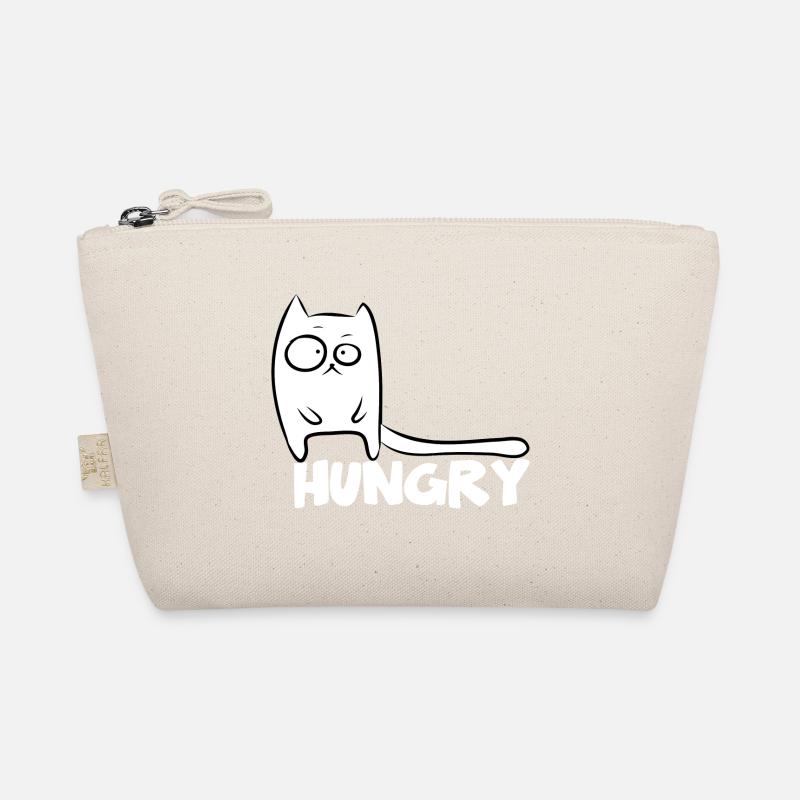 Lustige Katze hungrige Katzen Bio-Täschchen
