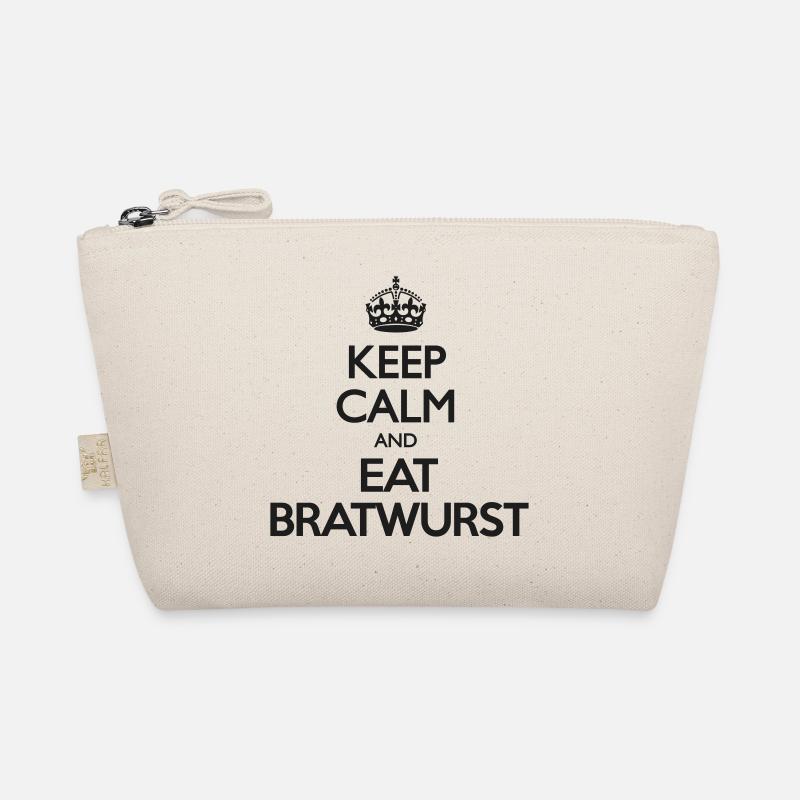 Keep Calm and a Bratwurst - Bio-Täschchen - Natur