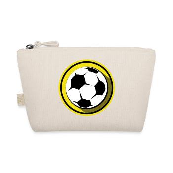 fußball dortmund Ball Illustration Symbol Farben - Bio-Täschchen - Natur - Vorne
