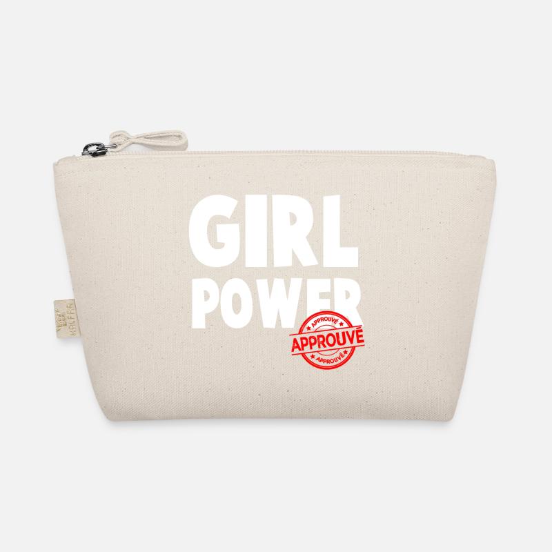 Girl Power Bold Script Design Organic Pouch