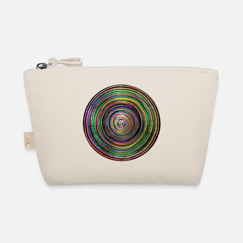 Hypnotischer Kreis Bio-Täschchen