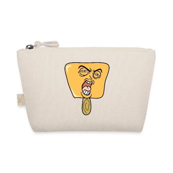 Eis am Stiel Orange Cartoon Comic - Bio-Täschchen - Natur - Vorne