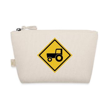 Attention tracteur signe tracteur Bauer paysan - Trousse biologique - nature - Devant