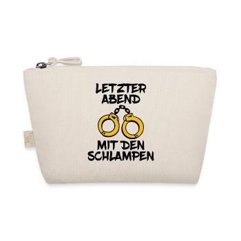 Braut Lustig Spruch Team Junggesellinnenabschied - Bio-Täschchen - Natur - Vorne