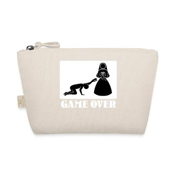 Game Over Wedding Statement Funny JGA Polterer - Organic Pouch - nature - Front