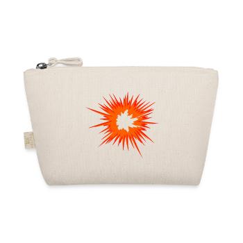 Explosion Star Flame Celebration Fireball - Organic Pouch - nature - Front
