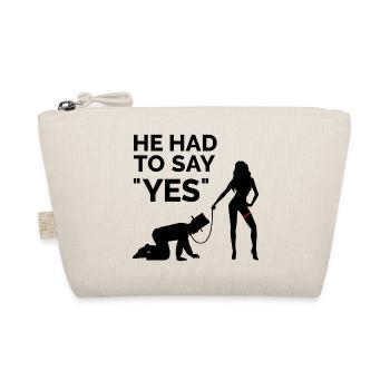 Mariage mariage bachelorette fête mariée mariage - Trousse biologique - nature - Devant