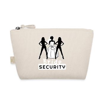 Braut Security Team Partnerlook Junggesellin Fun - Bio-Täschchen - Natur - Vorne