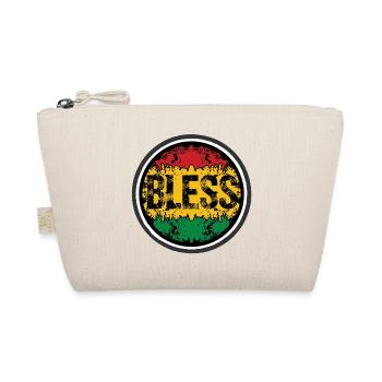Rastafarian Floral Pattern - Organic Pouch - nature - Front