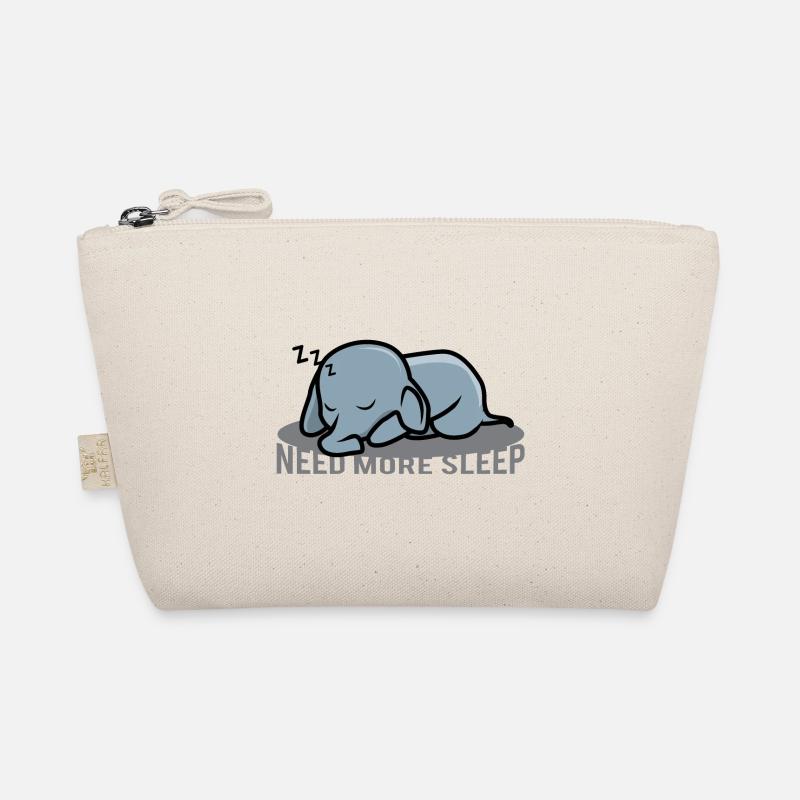 Little elephant needs more sleep bed dream Organic Pouch