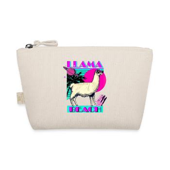 Llama Beach - Bio-Täschchen - Natur - Vorne