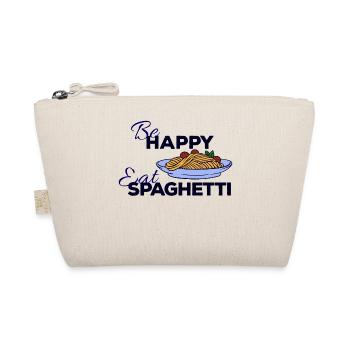 Spaghetti Pasta Asciutta Italien Essen Spruch - Bio-Täschchen - Natur - Vorne