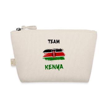 Team Kenia / Kenya Geschenk Afrika Nairobi - Bio-Täschchen - Natur - Vorne