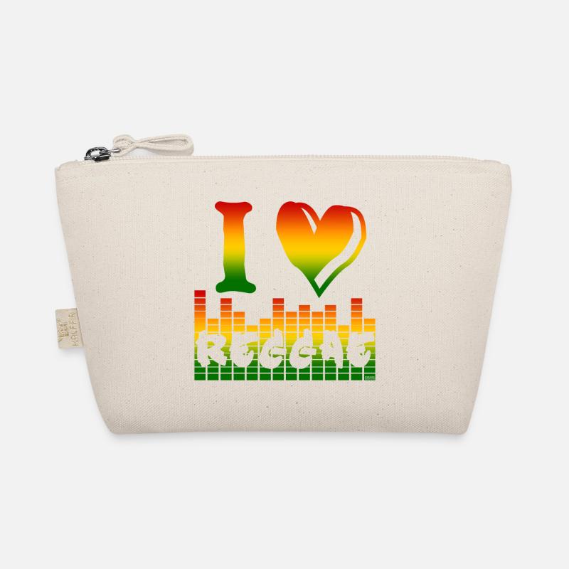 I Love Reggae Regenbogen - Bio-Täschchen - Natur