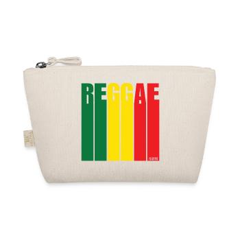Reggae Farbblock Banner - Bio-Täschchen - Natur - Vorne