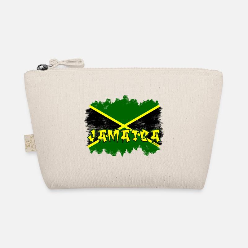Jamaika Graffiti Flag Design Bio-Täschchen