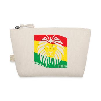 Lion in Rasta style - Organic Pouch - nature - Front
