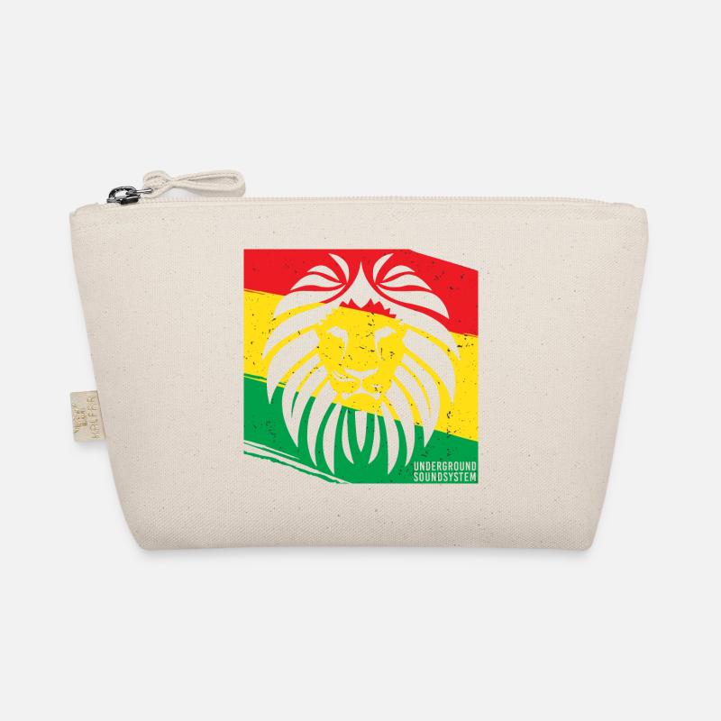 Löwe im Rasta Stil Bio-Täschchen