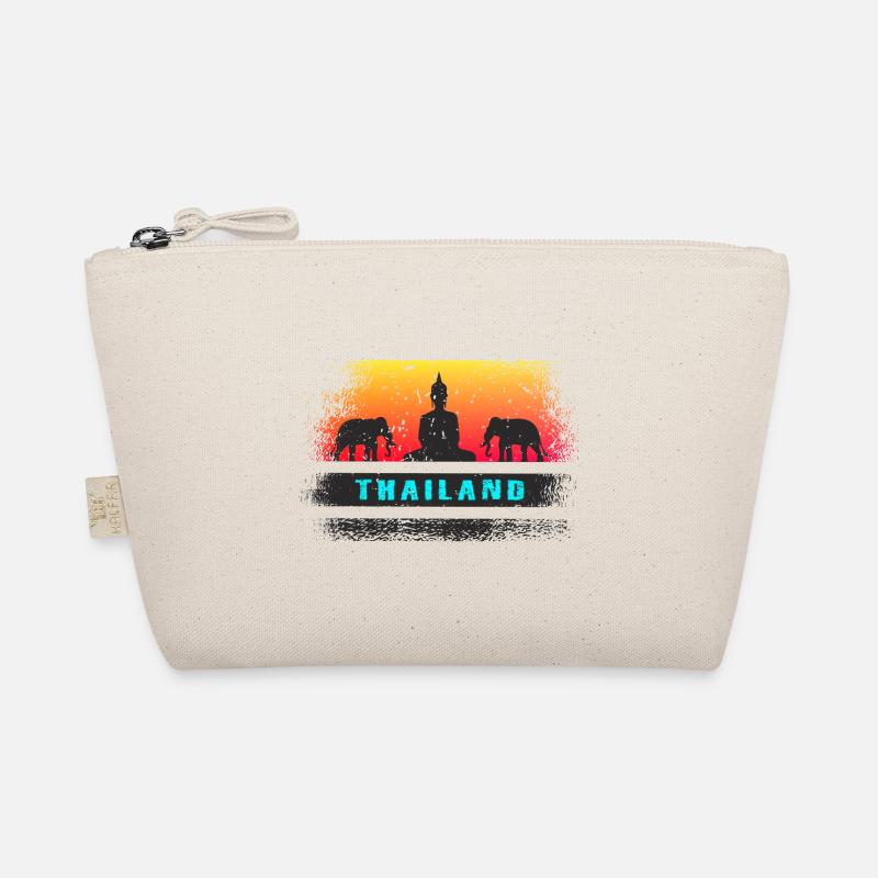 Thailand / Buddha / Elephants / Gift / Siam Organic Pouch