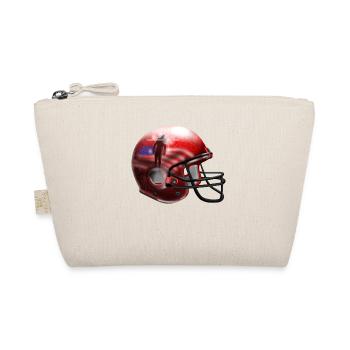 helmet american football - Organic Pouch - nature - Front