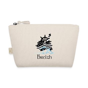 Phare et Vague en Style Minimaliste - Trousse biologique - nature - Devant