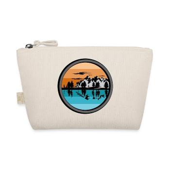 Camping Voyage Lac naturel Symbole du paysage du lac de montagne - Trousse biologique - nature - Devant