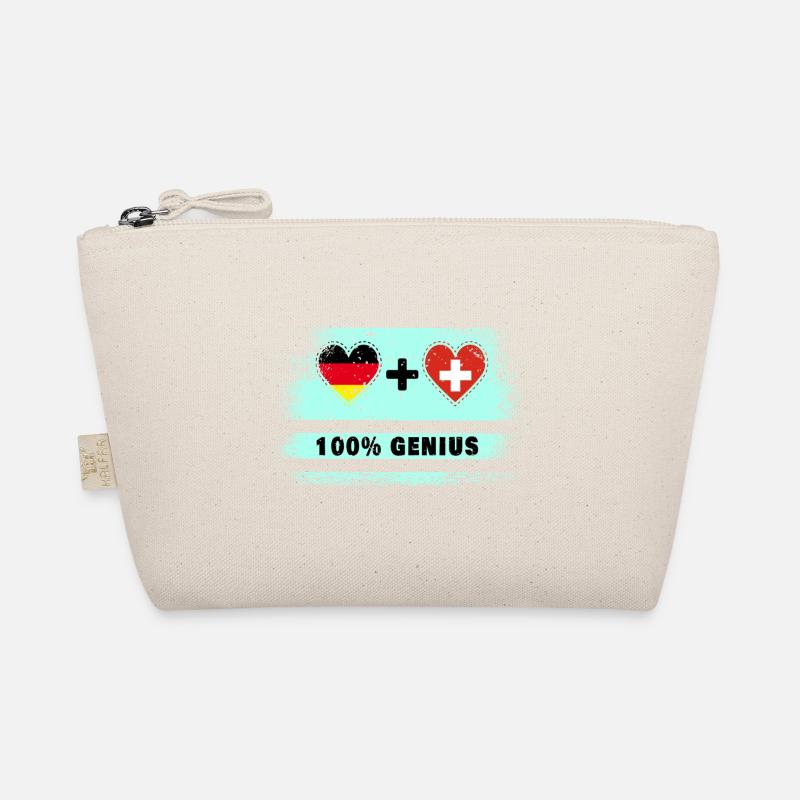 Deutschland und Schweiz 100% genial / Geschenk Bio-Täschchen