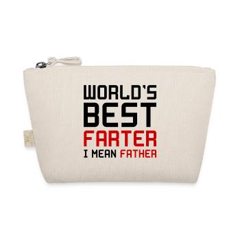 Worlds Best Farter Father Père Papa Pet cadeau - Trousse biologique - nature - Devant