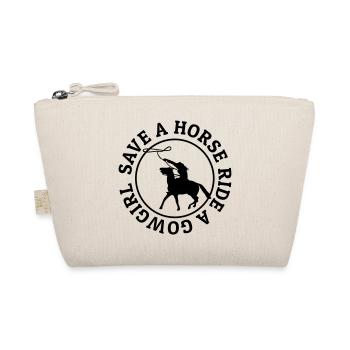 Save a horse ride a - Organic Pouch - nature - Front