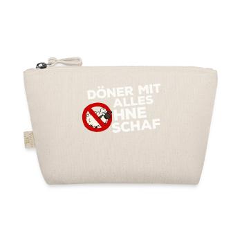 Döner Kebab Kebap Schaf Scharf Spruch Lustig - Bio-Täschchen - Natur - Vorne