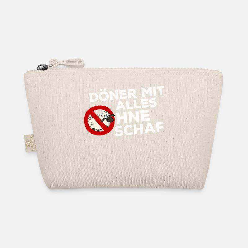 Döner Kebab Kebap Schaf Scharf Spruch Lustig - Bio-Täschchen - Natur