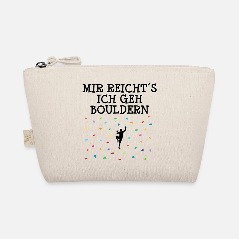 Bergsteigen Klettern Bouldern Spruch Sport Lustig Bio-Täschchen