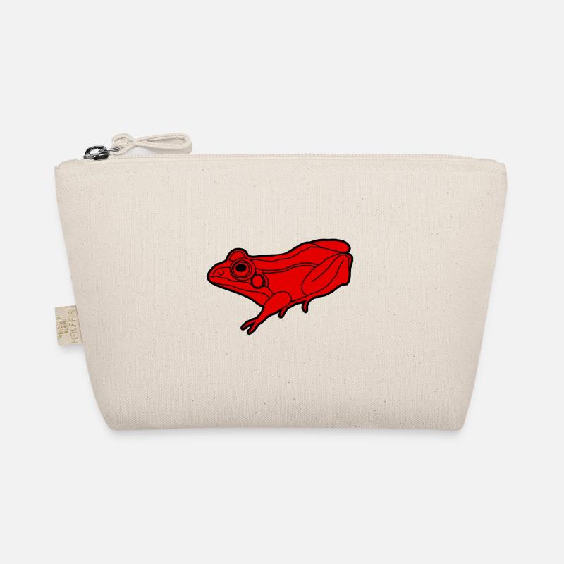 Conception graphique animale nature grenouille rouge Trousse biologique